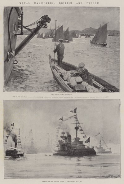 海軍の操縦、イギリスとフランス 作： Henry Charles Seppings Wright